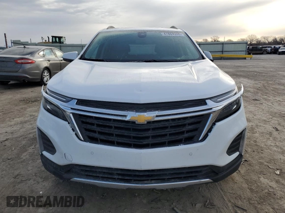 2024 Chevrolet Equinox LT with VIN 3GNAXKEG0RL106683, listed as a Copart auction lot 47869355 with 24,359 mi miles and Salvage Title. Bid and sale history available at DreamBid. Image 5.