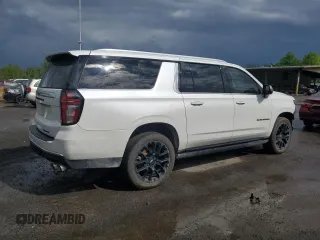 2023 Chevrolet Suburban Premier z VIN 1GNSKFKD0PR161497, wystawiony jako Copart lot #55733695 z przebiegiem 121 198 mil mil oraz Szkoda całkowita • Salvage title. Historia ofert i sprzedaży dostępna na DreamBid. Obrazek 3.