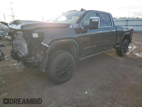 2021 GMC Sierra 3500HD Denali z VIN 1GT49WEY1MF262069, wystawiony jako Copart lot #86357684 z przebiegiem 52 632 mil mil oraz Szkoda całkowita • Salvage title. Historia ofert i sprzedaży dostępna na DreamBid. Obrazek 1.
