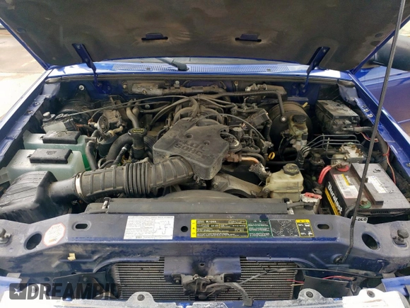 2004 Ford Ranger XL Fleet with VIN 1FTZR45E14PA00112, listed as a Copart auction lot 57407575 with 199,718 mi miles and Salvage title. Bid and sale history available at DreamBid. Image 11.