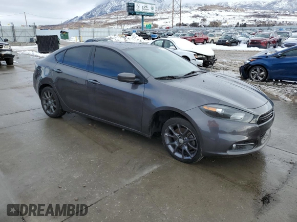 2016 Dodge Dart SXT with VIN 1C3CDFBB9GD607380, listed as a Copart auction lot 45717685 with 88,984 mi miles and Salvage Title. Bid and sale history available at carsss.com. Image 4.