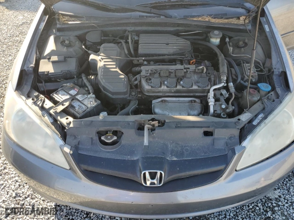 2005 Honda Civic Sdn EX with VIN 2HGES26735H582793, listed as a Copart auction lot 46949125 with 312,604 mi miles and Salvage Title. Bid and sale history available at carsss.com. Image 11.