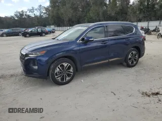 2020 Hyundai Santa Fe Limited with VIN 5NMS53AA0LH287685, listed as a Copart auction lot 44597395 with 37,721 mi miles and Non Repairable. Bid and sale history available at DreamBid. Image 1.