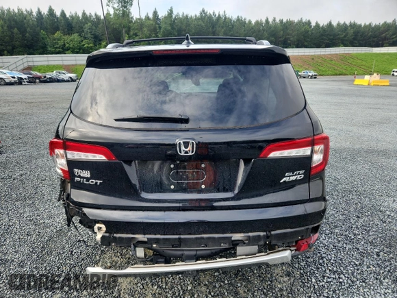 2019 Honda Pilot Elite with VIN 5FNYF6H05KB071031, listed as a Copart auction lot 60777585 with 96,155 mi miles and Salvage title. Bid and sale history available at DreamBid. Image 6.
