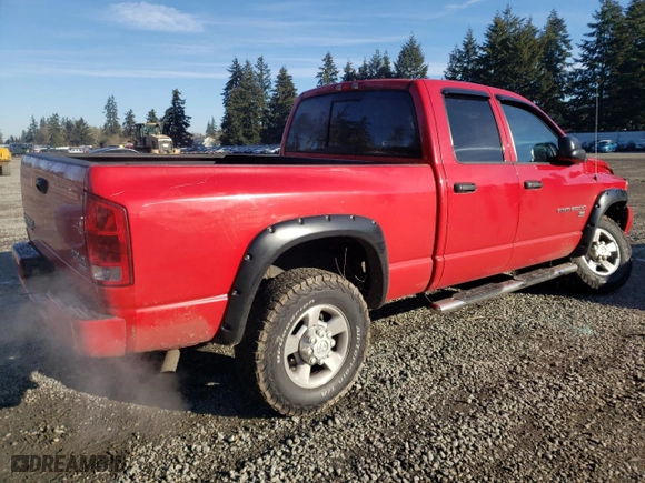 2003 Dodge Ram 2500 ST with VIN 3D7KU28D03G706326, listed as a Copart auction lot 41980085 with 156,475 mi miles and Salvage Title. Bid and sale history available at carsss.com. Image 3.