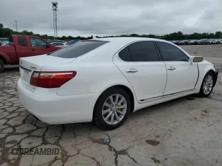 2012 Lexus LS 460 with VIN JTHCL5EFXC5013357, listed as a Copart auction lot 58386915 with 212,034 mi miles and Salvage title. Bid and sale history available at DreamBid. Image 3.
