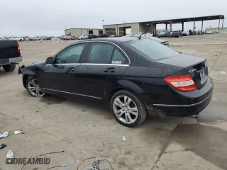 2008 Mercedes-Benz C-Class 3.0L Sport with VIN WDDGF54X48R013736, listed as a Copart auction lot 44159825 with 0 mi miles and Salvage Title. Bid and sale history available at carsss.com. Image 2.