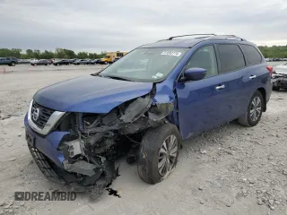 2019 Nissan Pathfinder S with VIN 5N1DR2MM8KC652376, listed as a Copart auction lot 51892774 with 75,359 mi miles and Salvage Title. Bid and sale history available at carsss.com. Image 1.