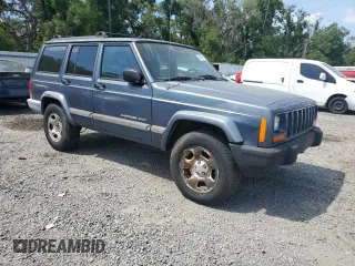 2001 Jeep Cherokee Sport with VIN 1J4FT48S31L596648, listed as a Copart auction lot 54101345 with 190,688 mi miles and Clean Title. Bid and sale history available at carsss.com. Image 4.