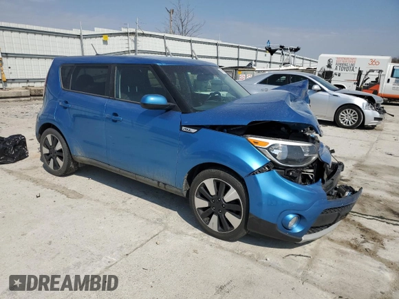 2019 Kia Soul + with VIN KNDJP3A59K7646613, listed as a Copart auction lot 48958095 with 89,191 mi miles and Salvage Title. Bid and sale history available at DreamBid. Image 4.