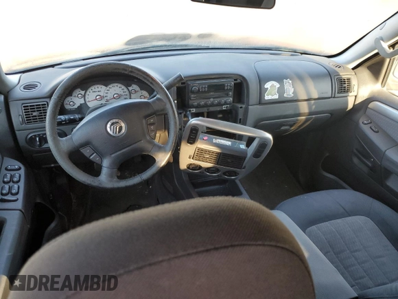 2005 Mercury Mountaineer Convenience with VIN 4M2DU86K55UJ09951, listed as a Copart auction lot 77800434 with 189,883 mi miles and Salvage title. Bid and sale history available at DreamBid. Image 8.