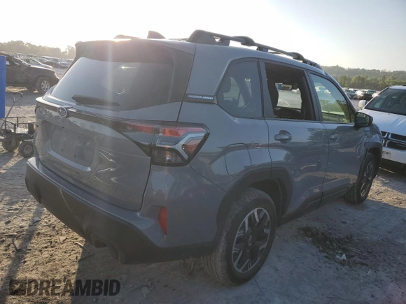 2025 Subaru Forester Premium with VIN JF2SLDBC3SH463710, listed as a Copart auction lot 61829635 with 13,091 mi miles and Salvage title. Bid and sale history available at DreamBid. Image 3.