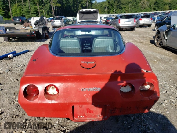 1981 Chevrolet Corvette with VIN 1G1AY8767BS429769, listed as a Copart auction lot 66192403 with 72,109 mi miles and Clean Title. Bid and sale history available at carsss.com. Image 6.
