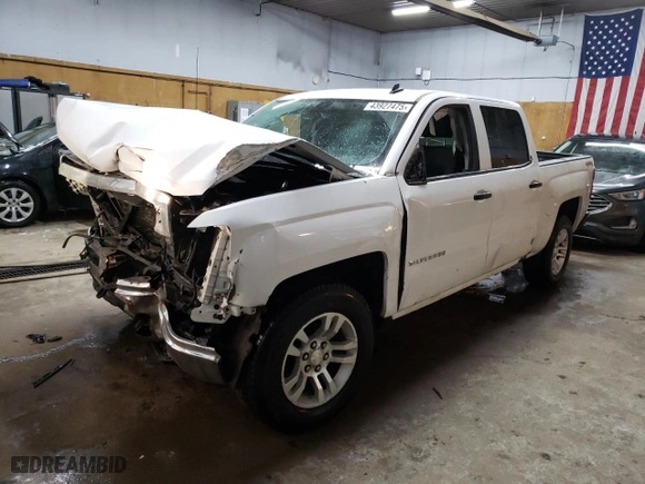 2014 Chevrolet Silverado 1500 LT with VIN 3GCUKREC3EG261564, listed as a Copart auction lot 43927475 with 0 mi miles and Clean Title. Bid and sale history available at carsss.com. Image 1.