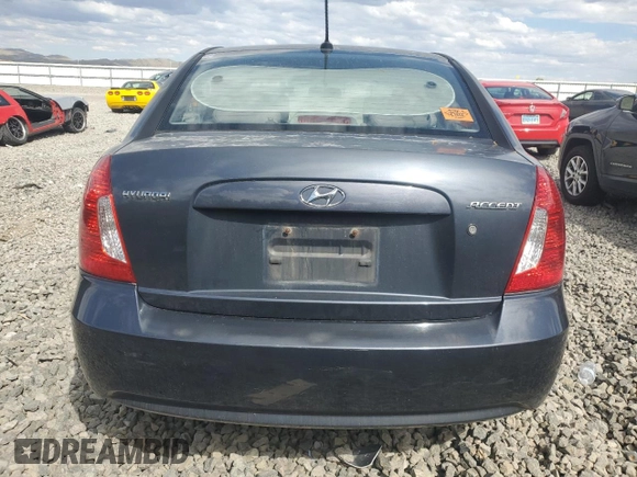 2011 Hyundai Accent GLS with VIN KMHCN4AC1BU616733, listed as a Copart auction lot 55661135 with 259,466 mi miles and Clean Title. Bid and sale history available at DreamBid. Image 6.