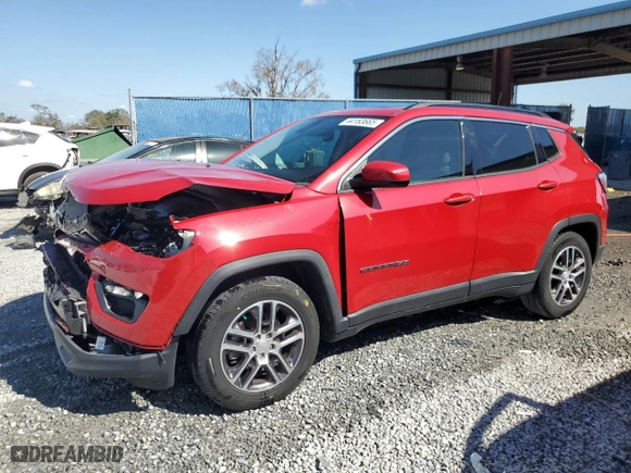 2019 Jeep Compass Latitude w/Sun/Wheel Pkg with VIN 3C4NJCBB9KT636408, listed as a Copart auction lot 44163665 with NaN miles and Non Repairable. Bid and sale history available at carsss.com. Image 1.
