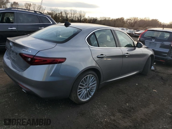2019 Alfa Romeo Giulia Ti Sport with VIN ZARFANBN9K7612582, listed as a Copart auction lot 78522094 with 0 mi miles and Salvage Title. Bid and sale history available at carsss.com. Image 3.