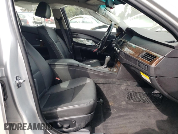 2006 BMW 5 Series 530xi with VIN WBANN73506CN00980, listed as a Copart auction lot 76089104 with 62,515 mi miles and Salvage Title. Bid and sale history available at DreamBid. Image 7.