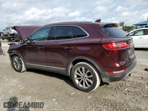 2017 Lincoln MKC Select with VIN 5LMCJ2C98HUL32796, listed as a Copart auction lot 54217355 with 99,321 mi miles and Salvage Title. Bid and sale history available at DreamBid. Image 2.