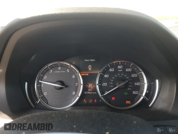 2019 Acura MDX with VIN 5J8YD4H33KL029962, listed as a Copart auction lot 45147085 with 73,562 mi miles and Salvage Title. Bid and sale history available at carsss.com. Image 9.