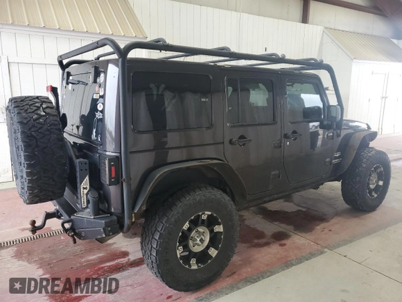 2013 Jeep Wrangler Unlimited Sahara with VIN 1C4HJWEG0DL658138, listed as a Copart auction lot 63792855 with Not provided miles and Clean title. Bid and sale history available at DreamBid. Image 3.