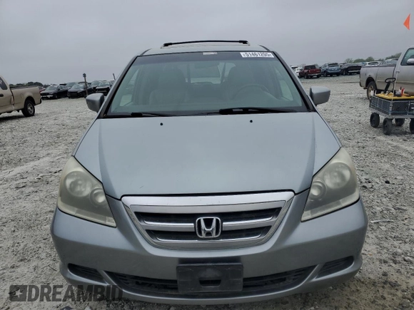 2007 Honda Odyssey EX-L with VIN 5FNRL38677B059034, listed as a Copart auction lot 51461205 with 113,300 mi miles and Salvage Title. Bid and sale history available at carsss.com. Image 5.