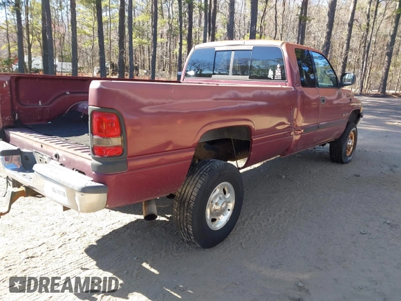 2002 Dodge 2500 with VIN 3B7KF23612M209587, listed as a IAAI auction lot 41721246 with 261,501 mi miles. Bid and sale history available at carsss.com. Image 4.