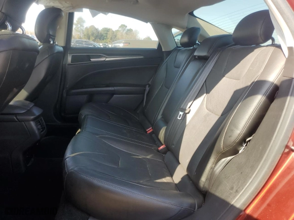 2014 Ford Fusion Titanium with VIN 3FA6P0K93ER146312, listed as a Copart auction lot 43952125 with 130,509 mi miles and Salvage Title. Bid and sale history available at carsss.com. Image 10.