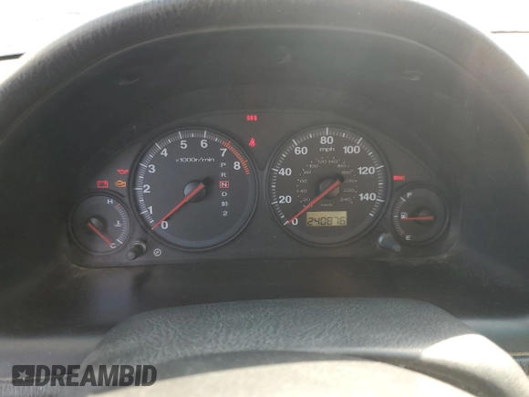 2001 Honda Civic LX with VIN 2HGES16591H574104, listed as a Copart auction lot 54454755 with 240,876 mi miles and Salvage Title. Bid and sale history available at carsss.com. Image 9.