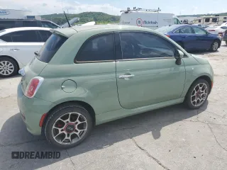 2015 FIAT 500 Sport with VIN 3C3CFFBR2FT707384, listed as a Copart auction lot 65052815 with 83,875 mi miles and Clean title. Bid and sale history available at DreamBid. Image 3.
