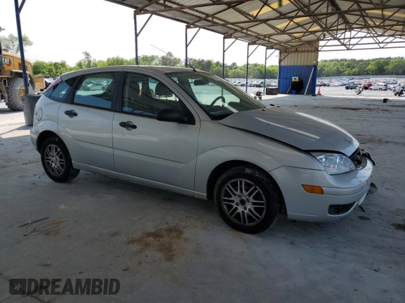 2006 Ford Focus S with VIN 1FAFP37N26W161180, listed as a Copart auction lot 53371665 with Not provided miles and Salvage title. Bid and sale history available at DreamBid. Image 4.