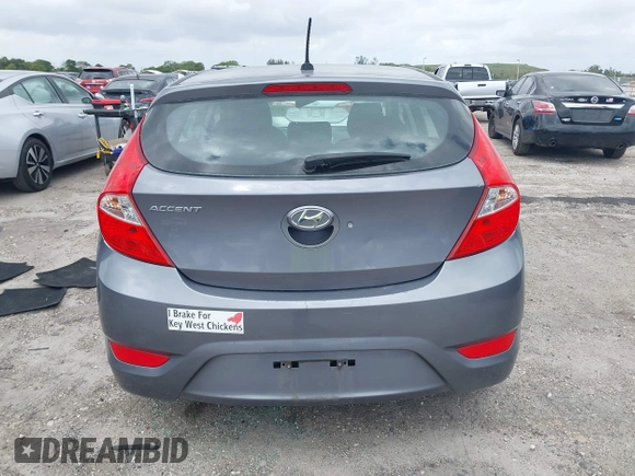 2017 Hyundai Accent SE with VIN KMHCT5AE3HU327391, listed as a IAAI auction lot 41953612 with 108,410 mi miles. Bid and sale history available at carsss.com. Image 16.
