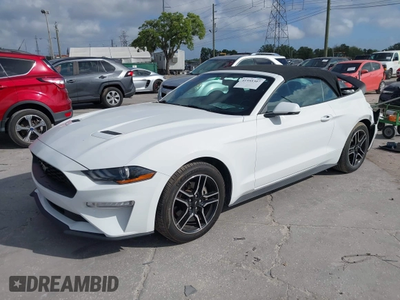 2018 Ford Mustang EcoBoost Premium with VIN 1FATP8UH7J5118080, listed as a IAAI auction lot 41955307 with 93,378 mi miles and . Bid and sale history available at carsss.com. Image 2.