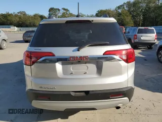 2017 GMC Acadia SLT with VIN 1GKKNMLAXHZ196823, listed as a Copart auction lot 75655254 with 57,257 mi miles and Salvage Title. Bid and sale history available at carsss.com. Image 6.
