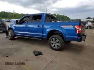 2018 Ford F-150 XL with VIN 1FTEW1E54JFE73767, listed as a Copart auction lot 55252775 with 65,755 mi miles and Salvage title. Bid and sale history available at DreamBid. Image 2.