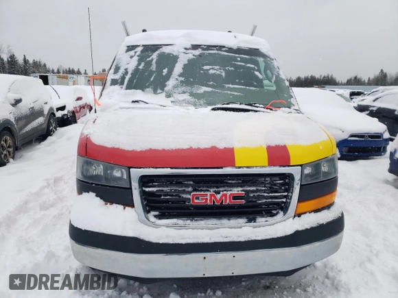 2019 GMC Savana Cargo with VIN 1GTW7BFP0K1340395, listed as a Copart auction lot 85964424 with 127,769 mi miles and Salvage Title. Bid and sale history available at carsss.com. Image 5.