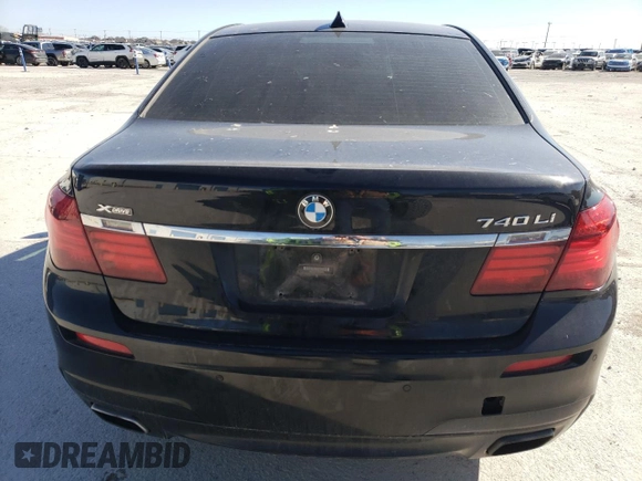 2015 BMW 7 Series 740Li xDrive with VIN WBAYF4C51FGS99088, listed as a Copart auction lot 47593145 with 133,825 mi miles and Salvage Title. Bid and sale history available at carsss.com. Image 6.