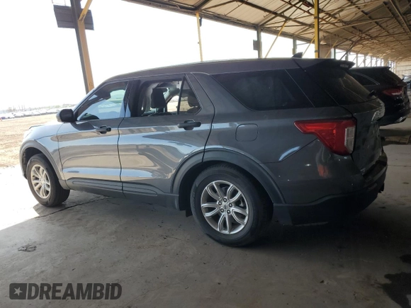 2021 Ford Explorer with VIN 1FMSK7BH9MGB45058, listed as a Copart auction lot 53556535 with 25,383 mi miles and Salvage Title. Bid and sale history available at carsss.com. Image 2.