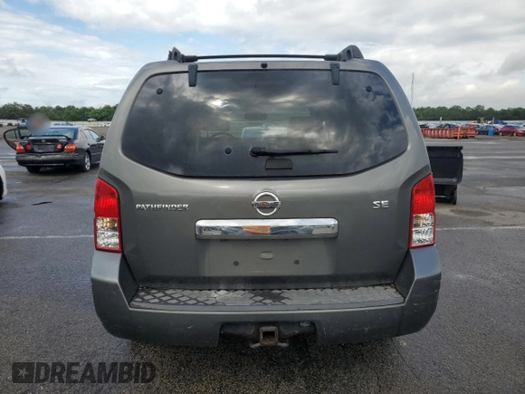 2008 Nissan Pathfinder SE with VIN 5N1AR18B58C634450, listed as a Copart auction lot 64618495 with 160,107 mi miles and Clean title. Bid and sale history available at DreamBid. Image 6.