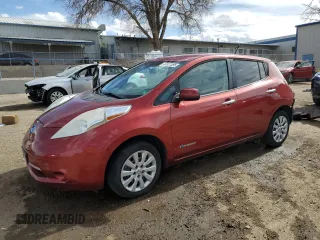 2013 Nissan LEAF SV with VIN 1N4AZ0CP6DC425817, listed as a Copart auction lot 44527595 with 102,899 mi miles and Salvage Title. Bid and sale history available at carsss.com. Image 1.