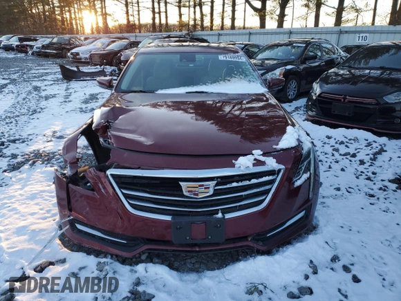 2017 Cadillac CT6 AWD with VIN 1G6KB5RS2HU169965, listed as a Copart auction lot 79189994 with 72,637 mi miles and Salvage title. Bid and sale history available at DreamBid. Image 5.