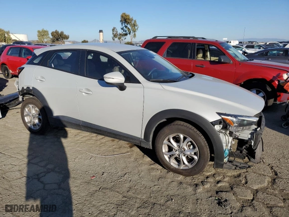 2021 Mazda CX-3 Sport with VIN JM1DKDB70M1500172, listed as a Copart auction lot 42643785 with 65,397 mi miles and Salvage Title. Bid and sale history available at carsss.com. Image 4.