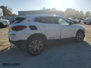 2021 BMW X2 xDrive28i with VIN WBXYJ1C00M5S24107, listed as a Copart auction lot 81824504 with 29,376 mi miles and Salvage Title. Bid and sale history available at carsss.com. Image 3.