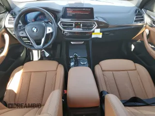 2024 BMW X3 sDrive30i with VIN WBX47DP00RN315605, listed as a Copart auction lot 42827025 with 1,792 mi miles and Salvage Title. Bid and sale history available at DreamBid. Image 8.