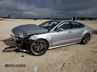 2016 Audi A7 3.0 Prestige with VIN WAU2GAFC3GN105718, listed as a Copart auction lot 46606675 with 27,273 mi miles and Salvage Title. Bid and sale history available at carsss.com. Image 1.