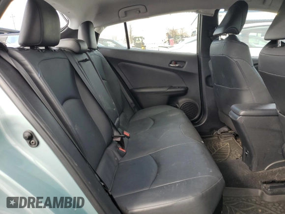 2016 Toyota Prius Four with VIN JTDKARFU6G3024204, listed as a Copart auction lot 43397655 with 0 mi miles and Salvage Title. Bid and sale history available at carsss.com. Image 10.