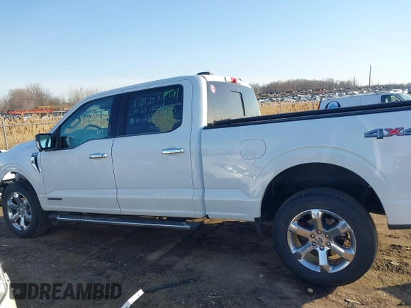 2023 Ford F-150 XL with VIN 1FTFW1ED5PFA32167, listed as a IAAI auction lot 41781357 with 23,745 mi miles. Bid and sale history available at carsss.com. Image 14.