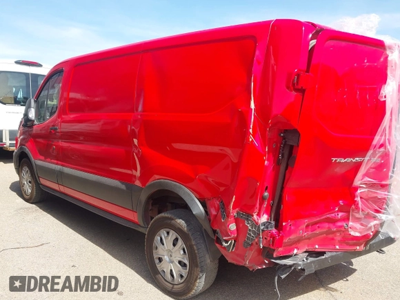 2023 Ford Transit Cargo with VIN 1FTYE1Y80PKB93303, listed as a IAAI auction lot 41756790 with 22,741 mi miles. Bid and sale history available at carsss.com. Image 3.