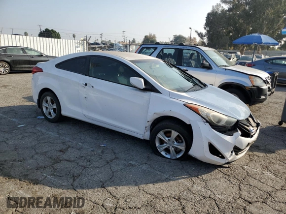 2013 Hyundai Elantra Coupe GS PZEV with VIN KMHDH6AE7DU013006, listed as a Copart auction lot 83256634 with 139,193 mi miles and Clean Title. Bid and sale history available at carsss.com. Image 4.