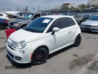 2015 FIAT 500 Sport with VIN 3C3CFFBR9FT657275, listed as a IAAI auction lot 42497569 with 87,011 mi miles and . Bid and sale history available at DreamBid. Image 2.